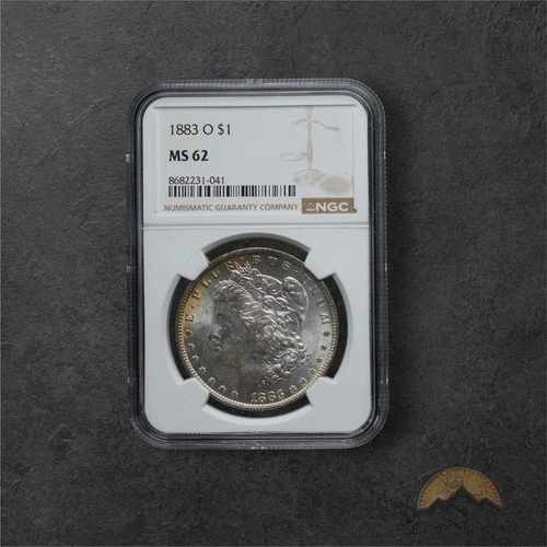 1883-O Silver Morgan Dollar $1 - NGC MS62 - New Orleans