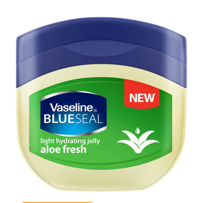 Vaseline Aloe Fresh Light Hydrating Blue Seal Jelly 3.38oz/100ml