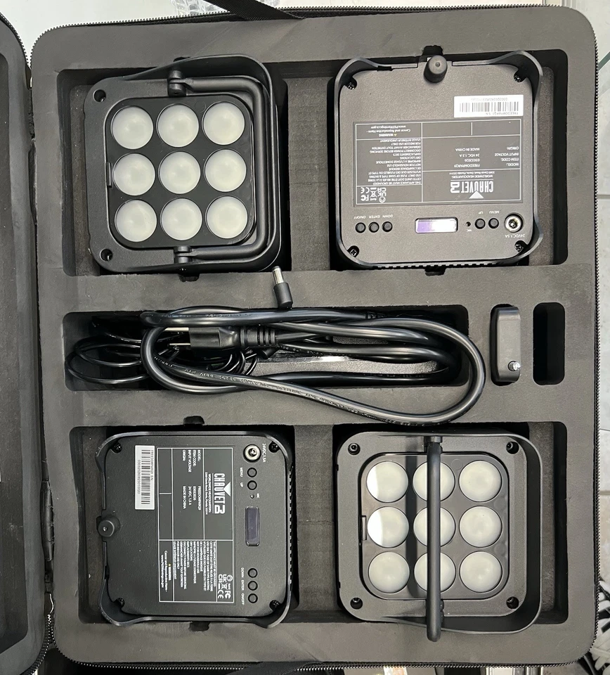 CHAUVET DJ Freedom Par H9 X4 Complete lighting kit with carry Bag - Image 3 of 4