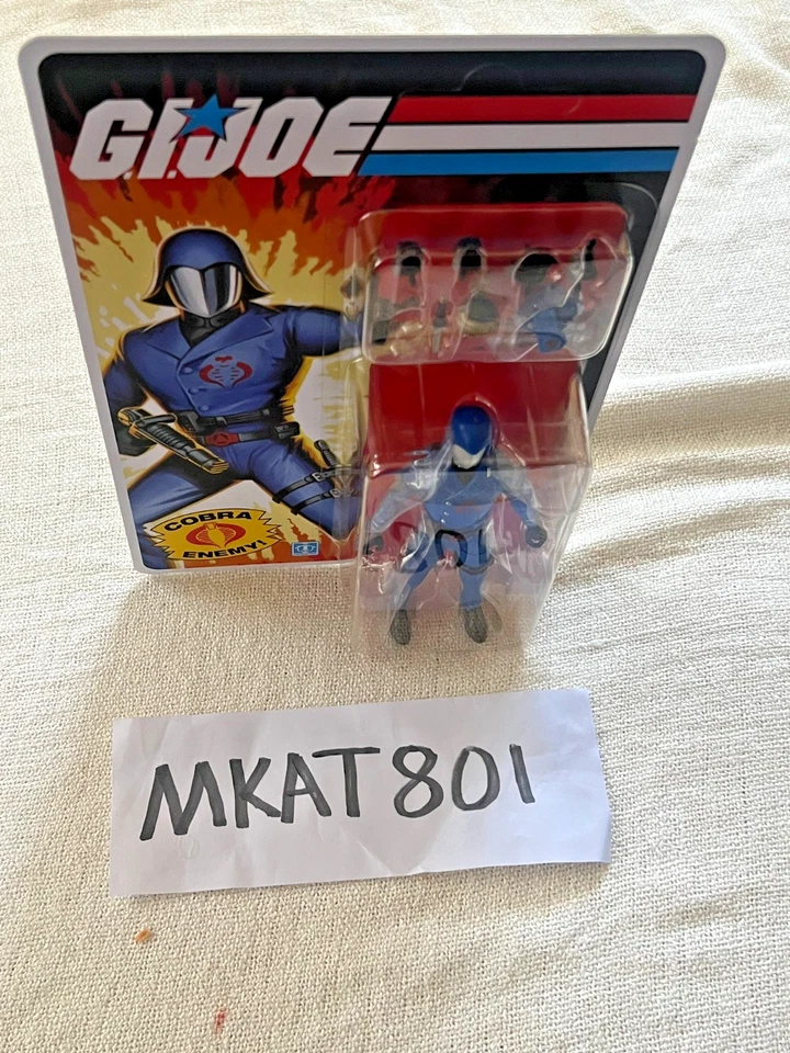 GI Joe Классифицированный ШИПЯЩИЙ Haslab Ретро КОМАНДИР КОБРЫ Микки Маус - Изображение 4 из 4