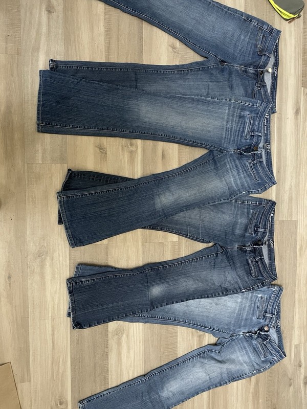 Ann Taylor Loft Size 4P Original Boot Cut Jeans. Four Pairs.
