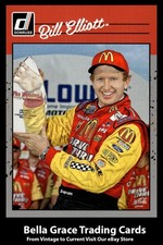 2023 Panini Donruss Racing Bill Elliott #134 Bill Elliott Racing Silver Retro