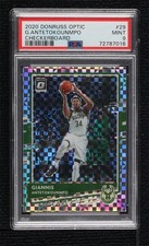 2020 Donruss Optic Checkerboard Prizm Giannis Antetokounmpo #29 PSA 9 MINT 2l4