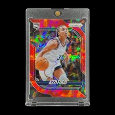 AZZI FUDD ROOKIE RED CRACKED ICE REFRACTOR CARD 2026 Panini Prizm - Wings
