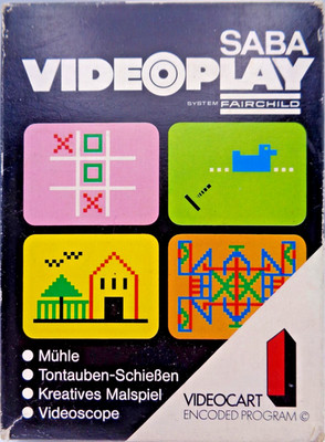 SABA VIDEOPLAY / FAIRCHILD -- 1 MÜHLE, TONTAUBENSCHIESSEN,KREATIVES MALSPIEL