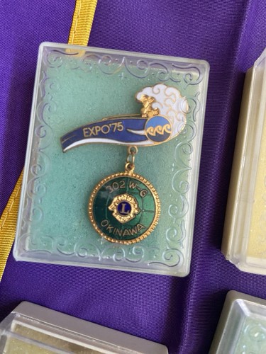 Lions International Club Vest Pin Lot Early 60s - 70s Okinawa - Picture 11 of 13