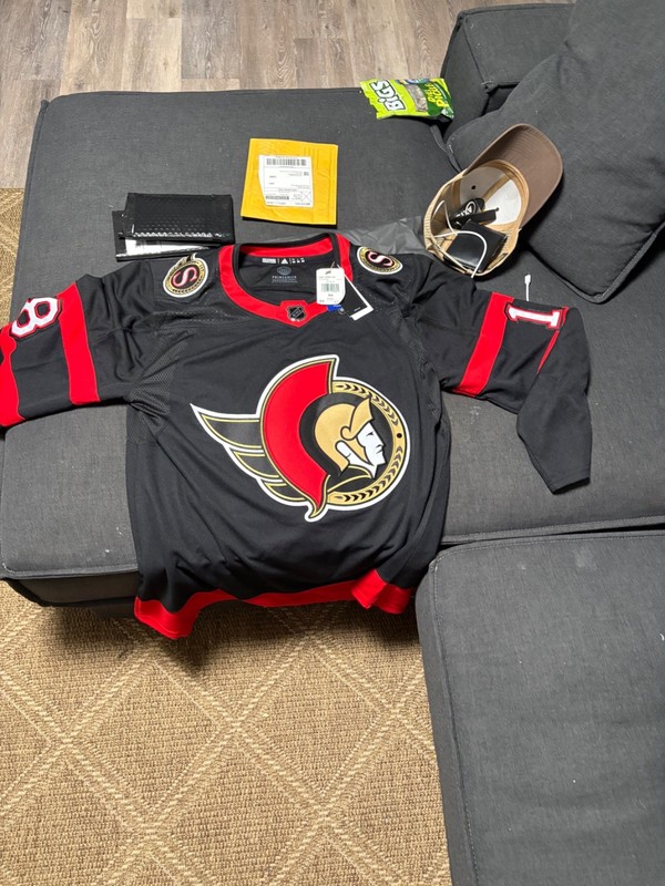 Tim Stutzle  Signed Autographed OTTAWA SENATORS Jersey JSA COA
