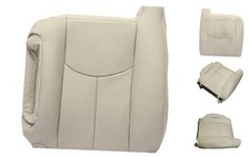 Leather 522 or 52i Light Tan Driver Side Top Lean Back Replacement Seat Cover