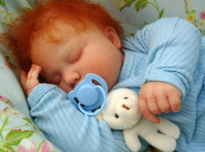 SORRY SOLD Reborn toddler Realborn Luca (June) Asleep 7m25"10lb JosyNN