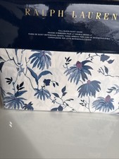 Ralph Lauren Adelaide BLUE Floral F/Queen Duvet Cover 355 New