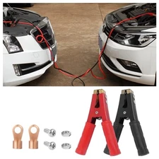 2PCS 1000A Battery Charger Clamps Replacement,Pure Copper Jumper Cable Clamps 