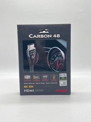 AudioQuest Carbon 48 5ft HDMI Cable Black - New In Box
