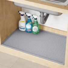 under Sink Mat 34 X 19 under Kitchen Sink Mat Waterproof Silicone Unde...