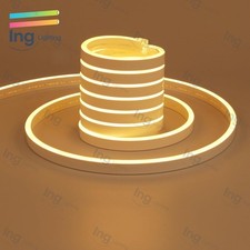 Warm White 3000K Led Strip 110V Soft Rope Light 8mm Width IP68 Outdoor Neon LED