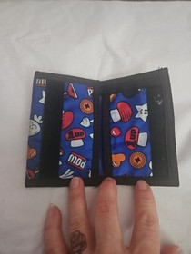 Avon Super Mario Bros. Lenticular Hologram Wallet Nintendo NES Trifold 1990's