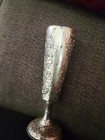 Eleanor Claire Delli Silver Plate Champagne Flute Made in Japan  — photo 4