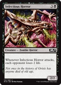 Infectious Horror #101 Core Set 2019 M19 Magic MTG