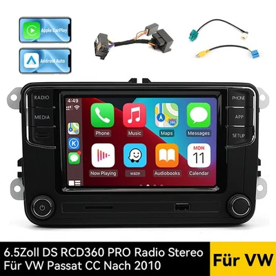 DS RCD360 RCD330 German Autoradio Stereo Carplay für After 2010 VW Golf Passat - Bild 1 von 4