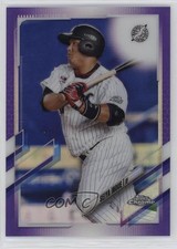 2021 Chrome NPB Nippon Professional Baseball Purple Refractor Seiya Inoue hr9