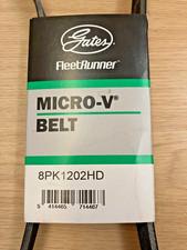 Gates Fleetrunner Heavy Duty Micro-V Belt 8PK1202HD Fits Mercedes-Benz
