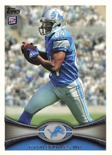 Ryan Broyles 2012 Topps #77 Detroit Lions RC Football