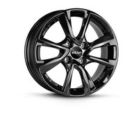 1X Oxxo Wheels Oberon 4 Black Schwarz 6.5Jx16 4X108 ET20