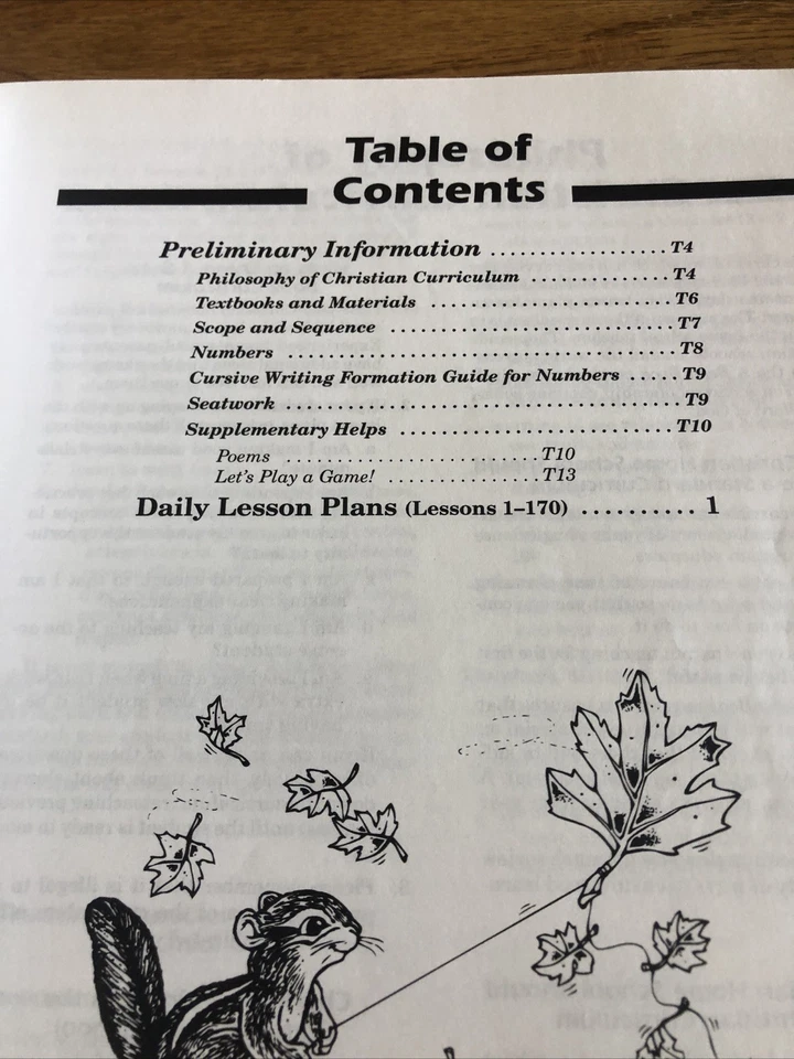 A Beka Book Numbers Curriculum/Lesson Plans K5 Kindergarten Homeschool Math - Image 4 of 4