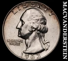 1963-D Washington Quarter- Silver High Grade Luster No Reserve #i8604