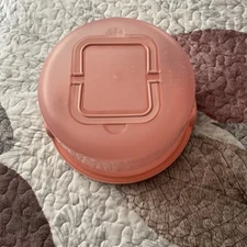 10 Inch By 4 Inch Small Cake / Pie Handler With Handles Pink Color