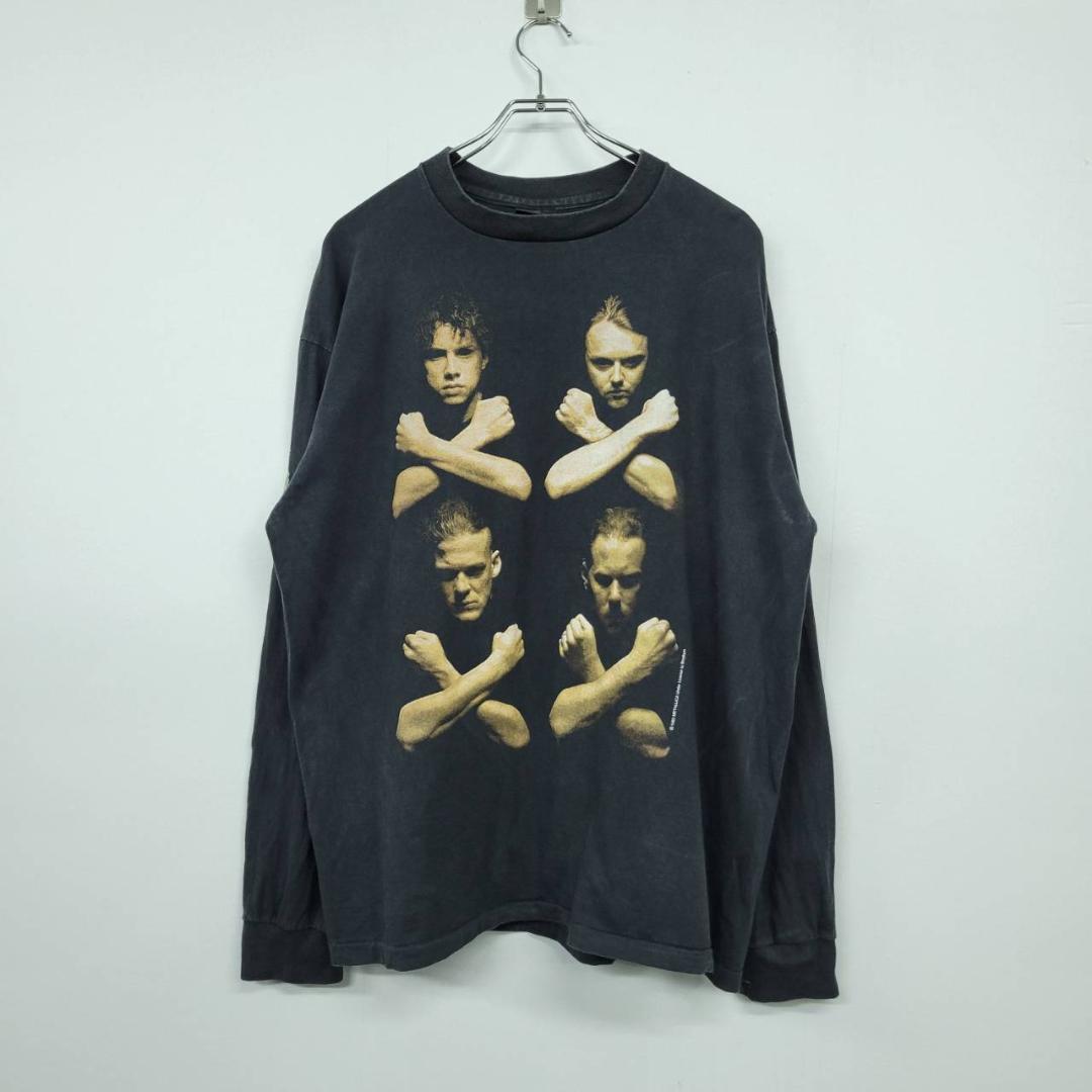90s Vintage METALLICA XL Long T-Shirt American Made Free Shipping