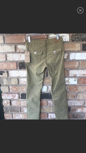 True Religion Girls Size 10 Corduroy Pants Classic Relaxed Fit New - Picture 4 of 8