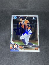 Alex McKenna 2018 Bowman Draft Chrome 1st #BDC99 Houston Astros Auto Signed Card