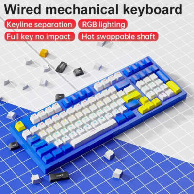 SKYLION K98 Keyboard And Wire Separate Mechanical Keyboard A Variety Of Lighting