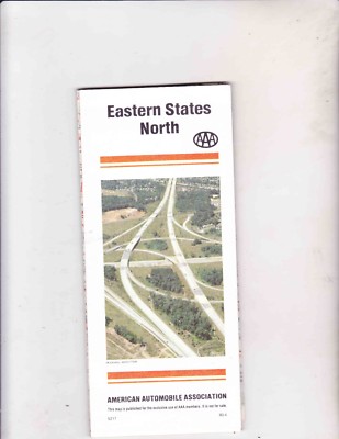 MAP ----EASTERN STATES NORTH----AAA----1980