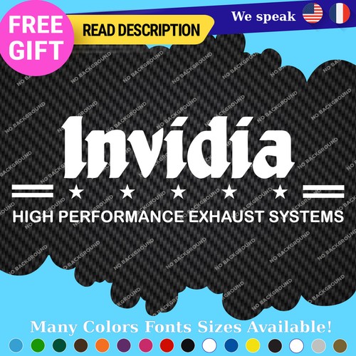Fits Purple Invidia Exhaust System Decals Stickers Cat Back Tip Titanium Muffler - Picture 17 of 51