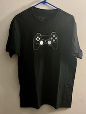 Men’s Large Playstation Controller Men’s Black T Shirt Size Large