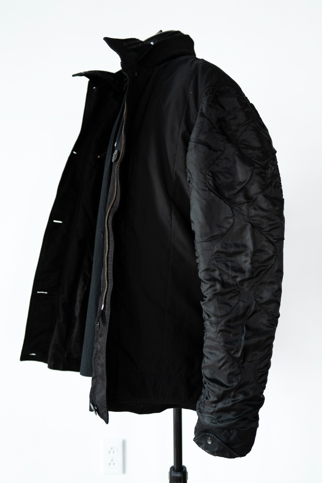 Stone Island Black Parka Sz. L - image 7