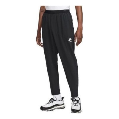 $95 NIKE SPORTSWEAR AIR MAX WOVEN TRAINING JOGGERS BLACK sz L