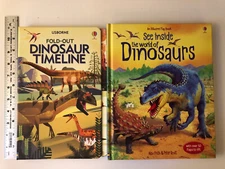 Usborne: Fold Out Dinosaur Timeline/See Inside the World of Dinosaurs
