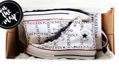 Converse X JW Anderson Chuck Taylor All Star 70s Hi Grid White UK 11 12 13 New - Picture 11 of 12