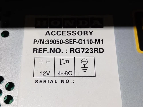 39050SEFG110M1 Sistema Audio/Radio Cd para HONDA ACCORD BERLINA (CL/CN) 887239 - Imagen 4 de 8