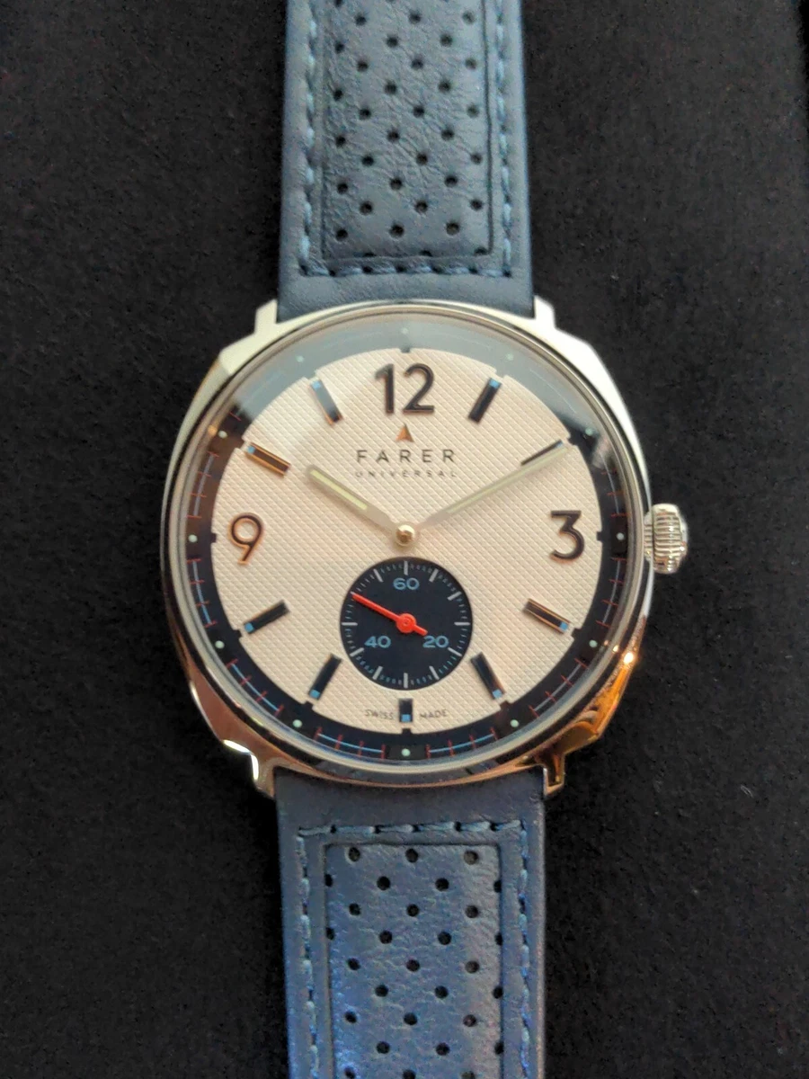 Farer Stanhope Original Design ETA 7001 Mechanical 37mm Swiss Hand Wound Watch