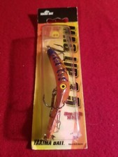 Yakima Bait Mag Lip 3.5 "Misty River" fishing LURE Ultra Violet Pink w black NEW