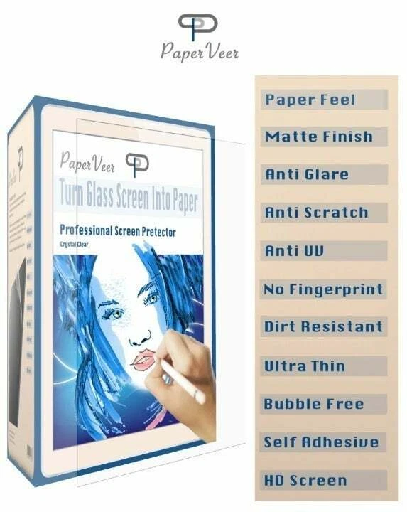 PaperVeer Matte Finish Film Anti-Glare Screen For Apple iPad Pro 12.9 in 5 G - Image 3 of 4