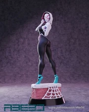 Spider-Gwen resin scale model kit unpainted 3d print