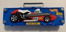 Hot Wheels 6 Car Carrying Case 10" x 3"  Twang Thang With 6- Hot Wheels Cars