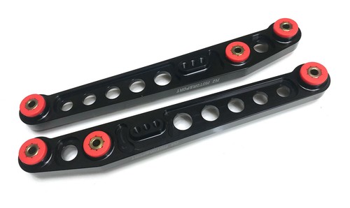 M2 SCHWARZ & ROT QUERLENKER HINTEN UNTEN LCA'S HONDA CIVIC EK EJ VTI EK9 EJ9 Z3740 - Bild 2 von 2