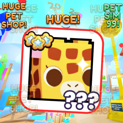 Huge Giraffe - Pet Simulator 99 - Pet Sim 99 - GÜNSTIGE & SCHNELLE LIEFERUNG