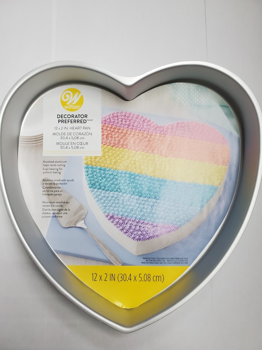 Wilton Decorative Preferred 12-Inch Heart Shaped Love Cake Baking