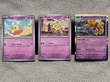 Pokemon TCG Paradox Rift FLITTLE 79/182 & 80/182 + ESPATHRA 81/182 Holo Rare